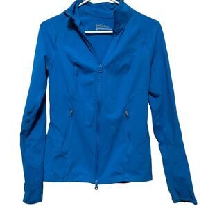 Zella Full Zip Light Activewear Blue/Teal Jacket